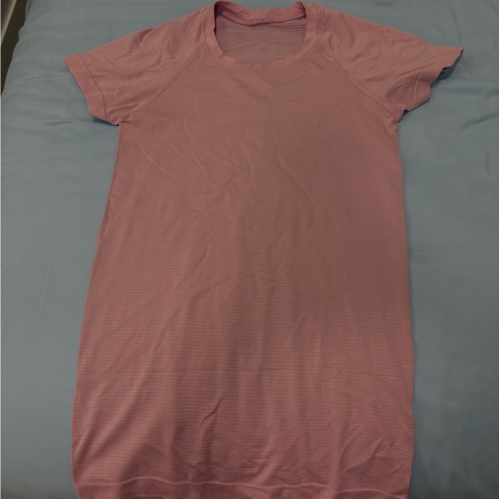 Lululemon Athletica Pink Short Sleeve Swiftly Tech